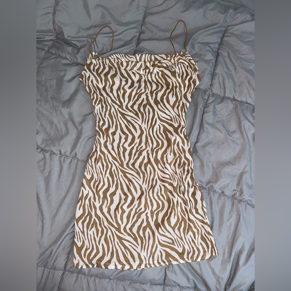 American Threads Print Dress